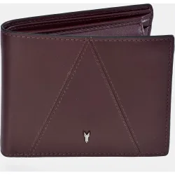 Americano hombre con portalón y monedero interior en piel color negro