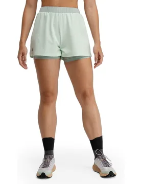 Pantalón corto doble capa trail running mujer Araroa - Siroko - FashionsVida