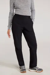 Delta Stretch Womens Trousers - Black - Black - Size: 12