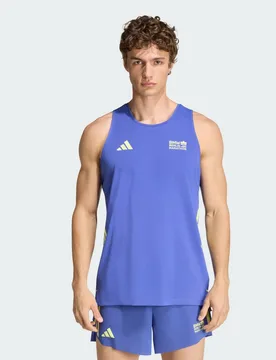 CANOTTA BMW BERLIN-MARATHON 2026 UOMO M Dual Indigo - Adidas - FashionsVida