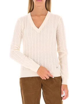 SUN68 Maglione in lana AVORIO S - Sun68 - FashionsVida