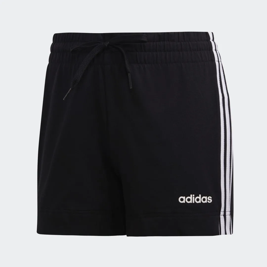 Short Essentials 3-Stripes L Black / White - Adidas - FashionsVida