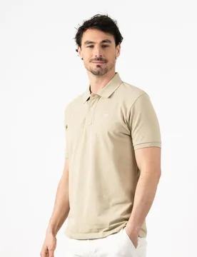 Polo de piqué de hombre de manga corta - Makarthy - FashionsVida