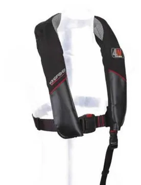 Kingfisher 150n Manual Life Jacket Black 40 kg unisex - 4water - FashionsVida