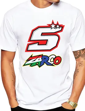 Johann Zarco 5 Rider T-Shirt Summer Men Short Sleeve Hip Hop Casual Tees Cool Boy Motorcycle Race Riding Sport TShirt White Tops - Aliexpress - FashionsVida