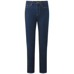 Womens/ladies Workready Straight Leg Jeans (Indigo) - Purple - Size 5xl Long