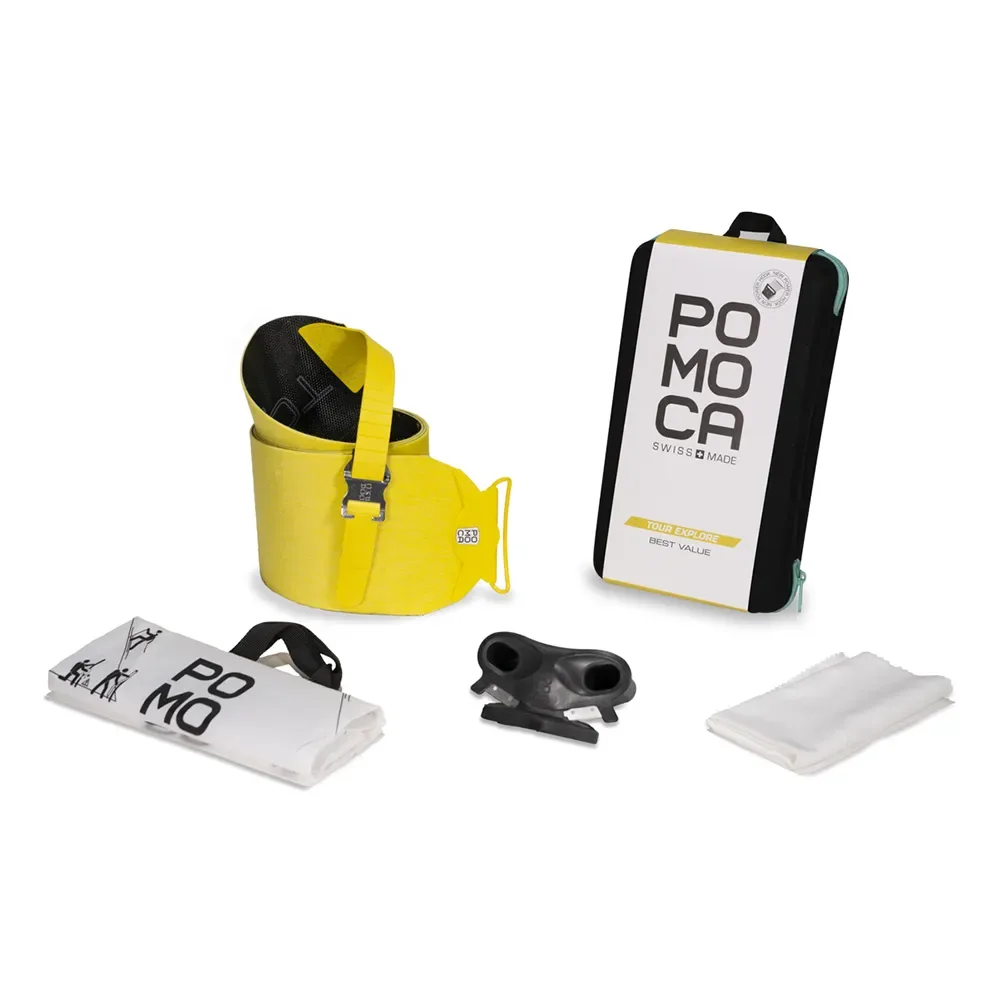 Peaux De Phoque Tour Explore Ready2climb 140 Yellow M unisex - pomoca - FashionsVida
