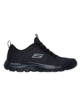 Scarpe nere in tessuto leggero con suola flessibile Summits Sorenz 43 - Skechers - FashionsVida