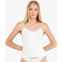 Camiseta interior de mujer de tirantes en tejido Eko Modal Lenzing