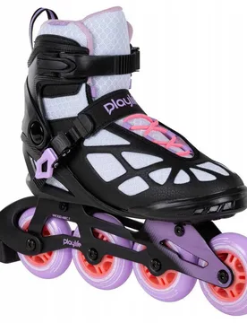 Patins En Ligne Lancer 84 White / Black EU 41 Homme - Playlife - FashionsVida