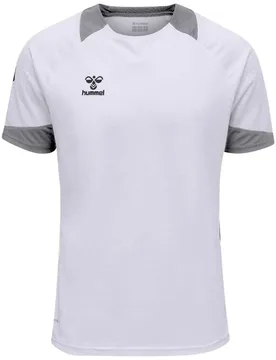 T-shirt à Manches Courtes Lead Poly White S - Hummel - FashionsVida