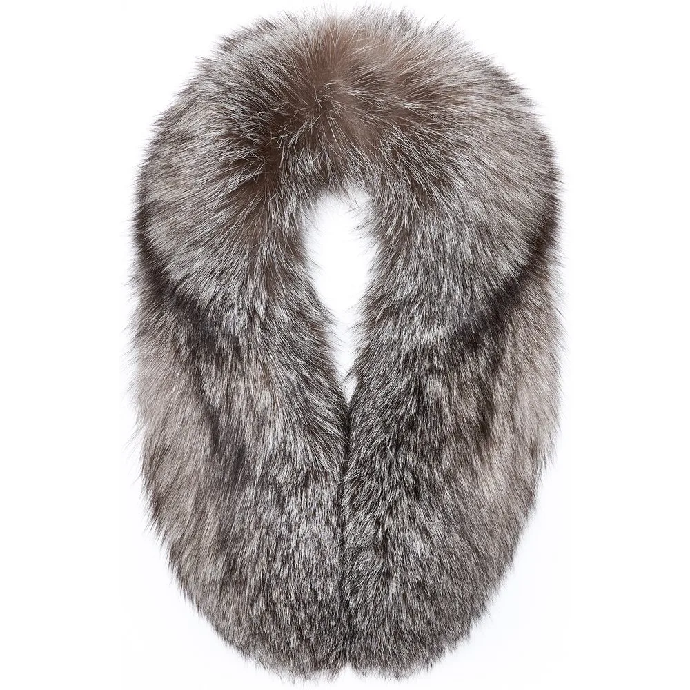 Cuello de pelo de zorro en color - Maximilian - FashionsVida