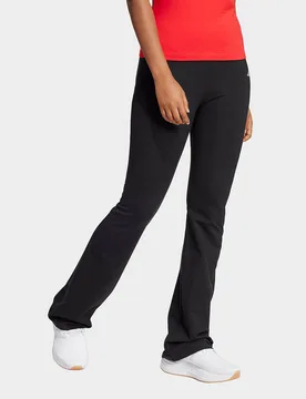 Womens Leggings Essentials Small Logo Flared - Nero, nero nero Donna taglia 2XL - Adidas - FashionsVida