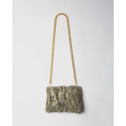 Bolso de multiposición de pelo de astracán