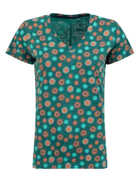 Weird Fish Merica Printed Jersey T-Shirt Size 8 - sale all-sale sale womens women women all-womens women tshirts-and-tops women tshirts-and-tops tshir - Viridis - FashionsVida