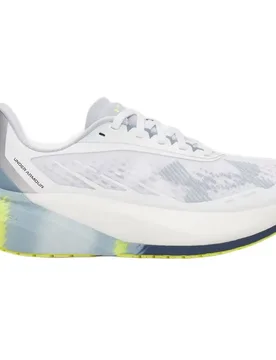 Velociti Distance Running Shoes White / Metallic Blue Fog UK 5.5 Women - Under armour - FashionsVida