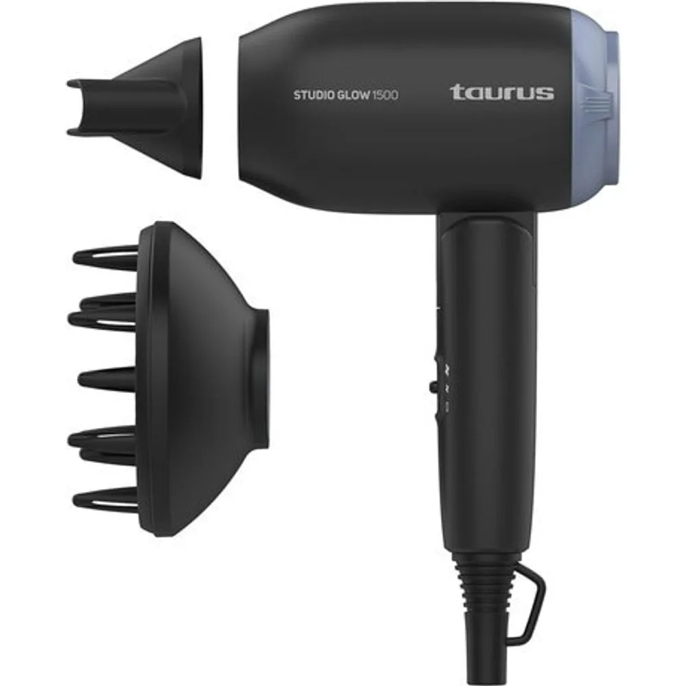 Secador de viaje Studio Glow 1500 plegable - Taurus - FashionsVida