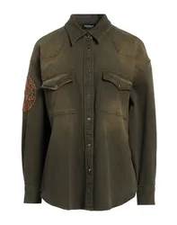 Hemd Damen Militärgrün 36 Damen
