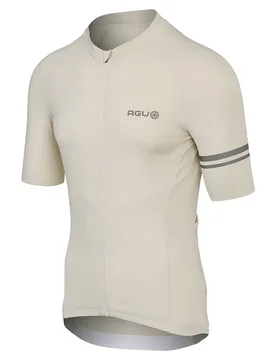 Maglia A Maniche Corte Solid Performance Peanut Cream - AGU - FashionsVida