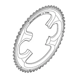 Shimano Corona Dura Ace 9000 Silver