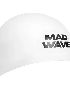 D Fina Approved Swimming Cap White L unisex - Mad Wave - FashionsVida