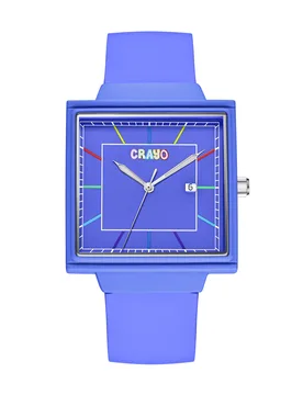 Unisex Dream Strap Watch - Purple Stainless Steel - One Size - Crayo - FashionsVida