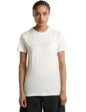 T-shirt à Manches Courtes 150 Tech Lite Sparkling Sta Ecru Hthr L - Icebreaker - FashionsVida