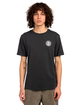 T-shirt à Manches Courtes Seal Bp Off Black S - Element - FashionsVida