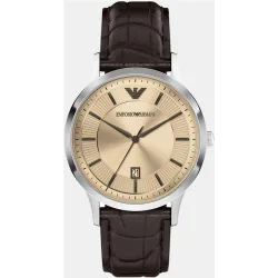 Reloj de hombre ar11783 de piel con cierre de hebilla