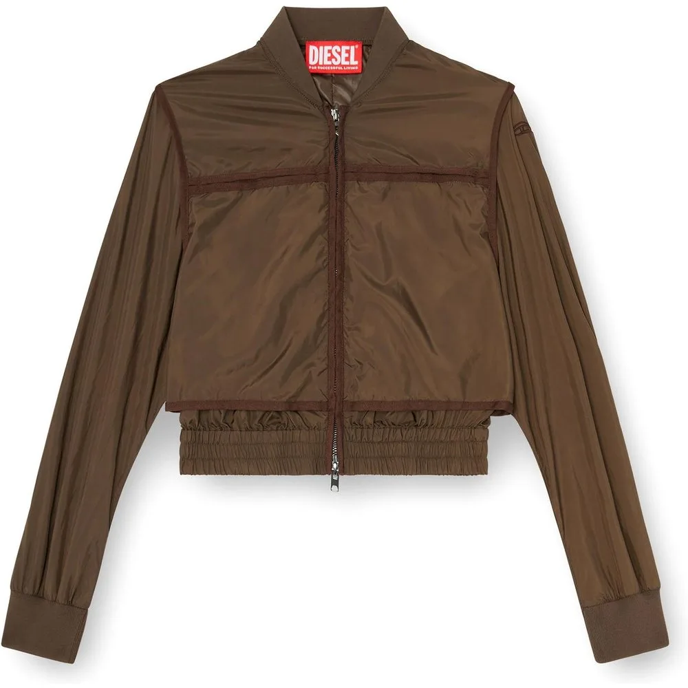 Cazadora de mujer cortavientos con logo oval bordado - Diesel - FashionsVida