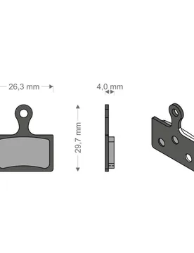 Pastiglie freno sinterizzate SHIMANO DURA ACE ULTEGRA XTR Tektro Rever - Brenta - FashionsVida