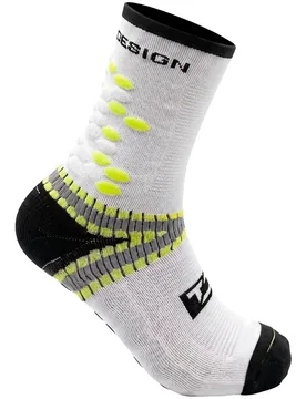 Calzini Grip White / Grey / Yellow EU 41-46 - Tape Design - FashionsVida