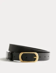 M&S Leather Belt Black female