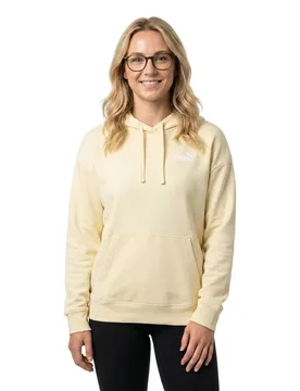 Felpa Con Cappuccio Essential Small Nº1 Logo Comfort Buttercream L - Puma - FashionsVida
