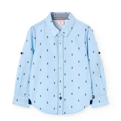 Boboli Camicia A Maniche Lunghe Printed Pineapple Print 4 Anni
