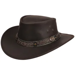 Wilsons Leather Hat by - brown - Size: XL (60-61 cm)