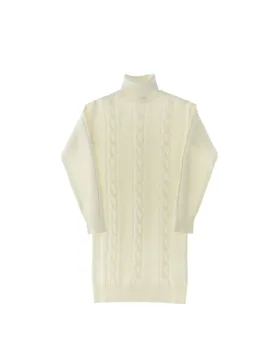 E.L.S.Y. Abito collo alto BURRO 36 - E.L.S.Y. - FashionsVida