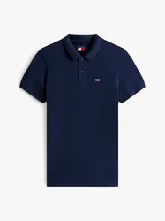 Polo slim fit uomo blu notte