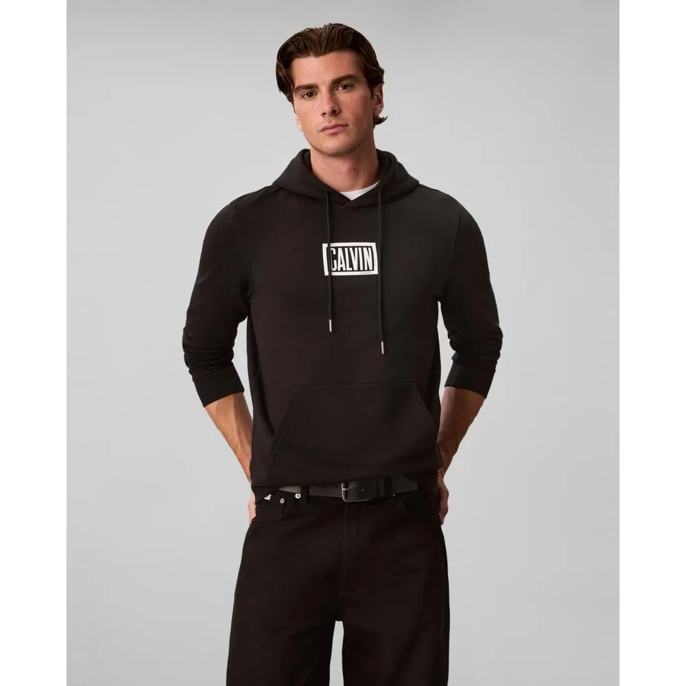 Sudadera hoodie Hombre con box logo - Calvin Klein Jeans - FashionsVida