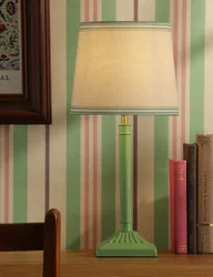 Buscot Metal Table Lamp Green Mix