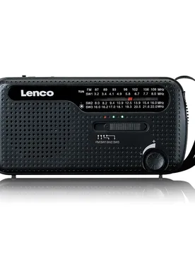Radio Portable Mcr-113bk Black One Size unisex - Lenco - FashionsVida