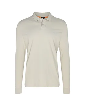Boss Poloshirt PASSERBY beige S - BOSS - FashionsVida