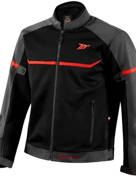 Giubbotto Moto Degrees SD-JR30.1 MOJAVE Nero Rosso taglia 2XL - Seventy - FashionsVida