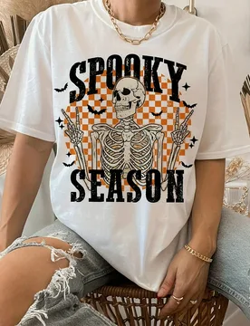 Halloween Fashion T-shirt] 2025 Halloween European and American Fashion Letter Print men's T-shirt-100% cotton O-neck - Aliexpress - FashionsVida