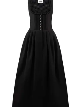 Dirndl Zenta3 (schwarz, Gr. 46) von Gastrotex für Damen, 100% Polyester - Stockerpoint - FashionsVida