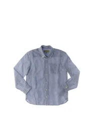 Camicia misto lino AZZURRO 16