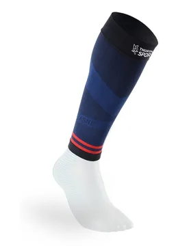 Compression Sleeve Black / Dark Blue / Red L - Thuasne - FashionsVida