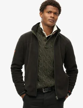 Superdry Herren Active Full Zip Fleecejacke Schwarz - Größe: Xxl - 94.99 - FashionsVida