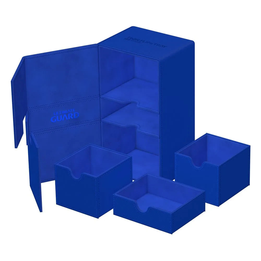 Twin Flip`n`Tray 200+ XenoSkin Monocolor Blue - Ultimate Guard - FashionsVida