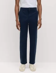 Regular Fit Half Elasticated Waist Chinos Navy male